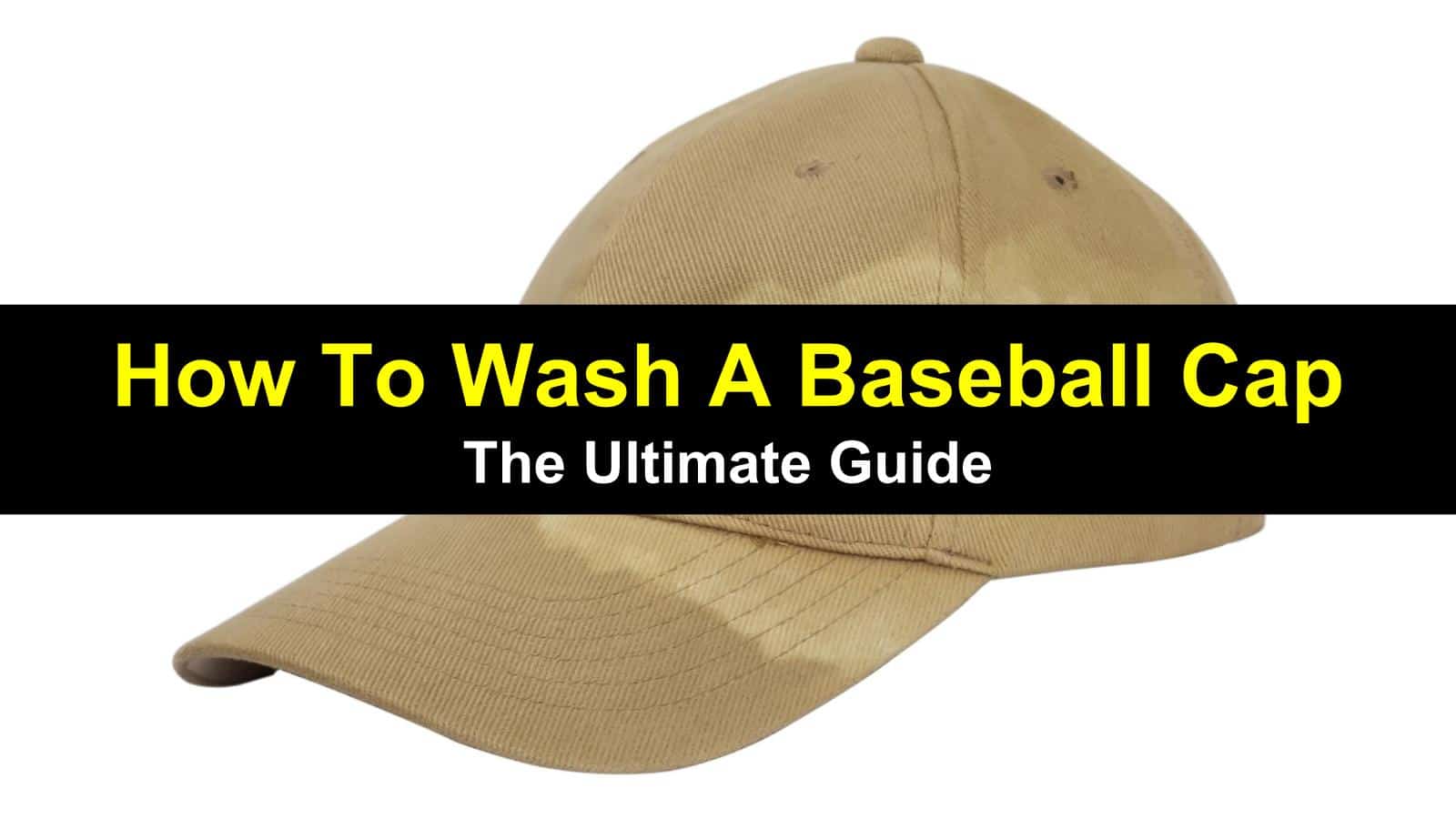 how to wash a cap