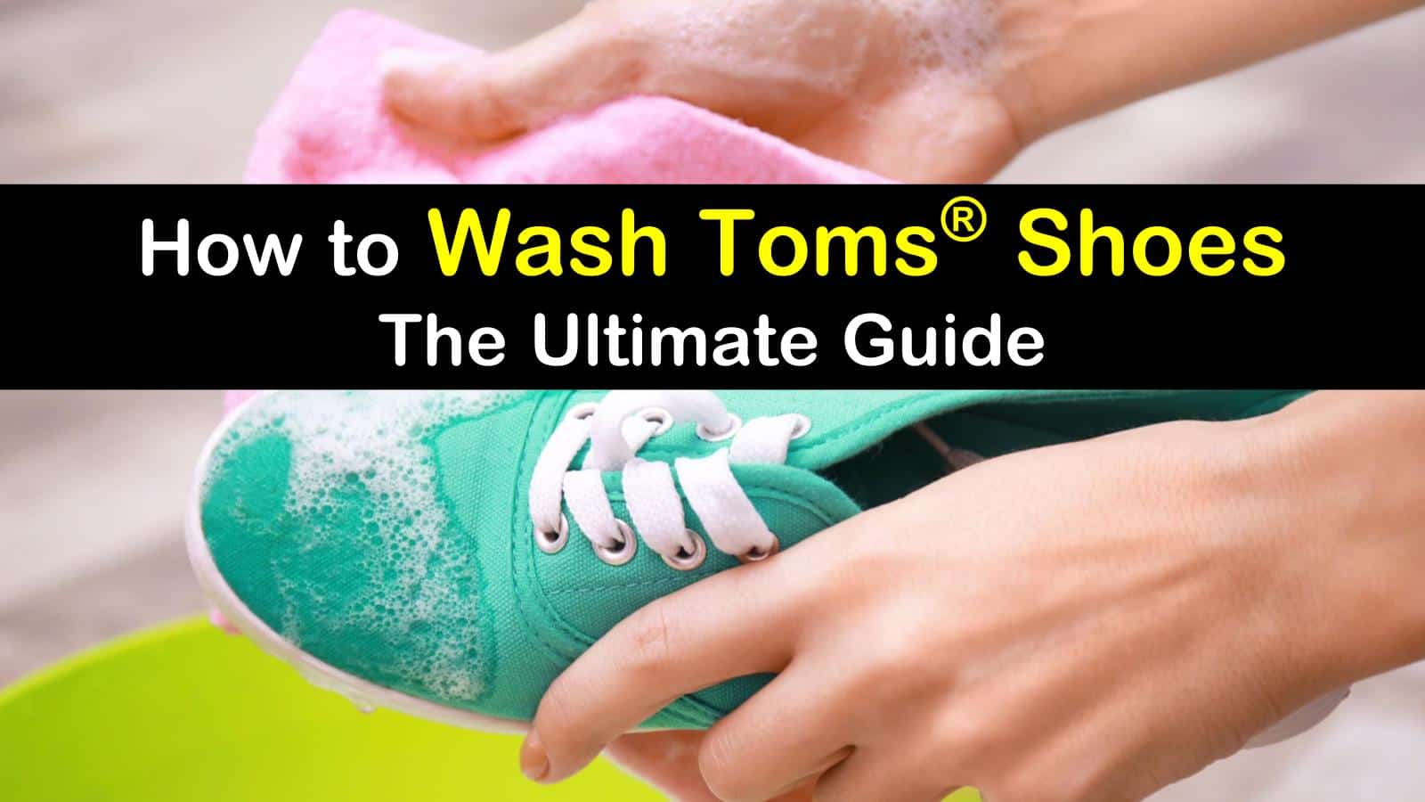 best way to clean toms canvas shoes