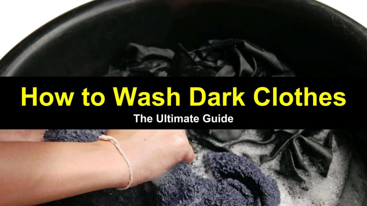 how to wash darks in washing machine