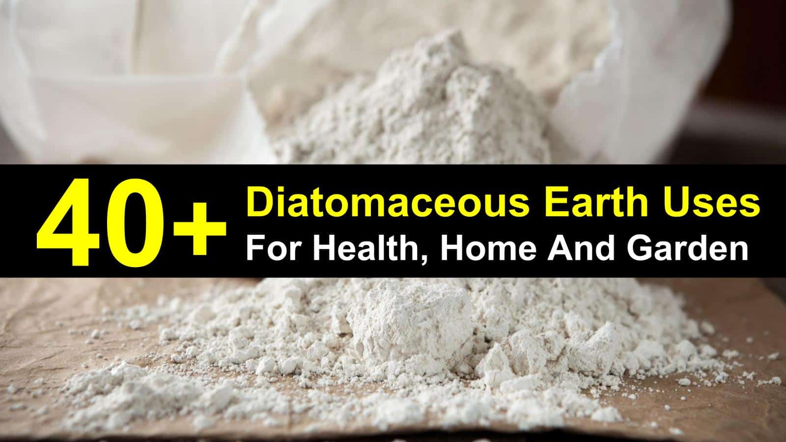 40+ Amazing Diatomaceous Earth Uses for Health, Home and ...