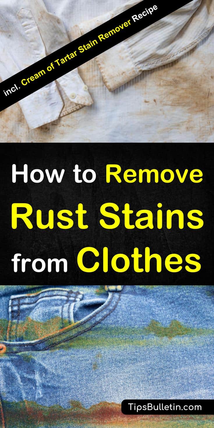 4 Clever Ways to Remove Rust Stains from Clothes