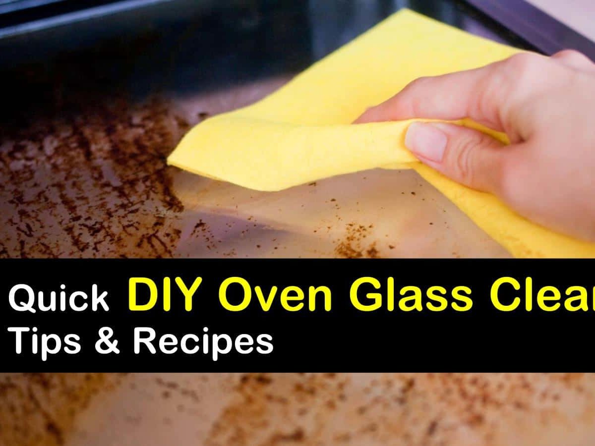 how to make baking powder scrub for oven glass