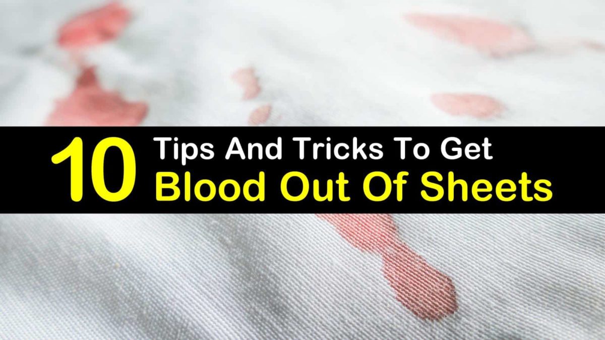 How to get blood out of towels – &SISTERS