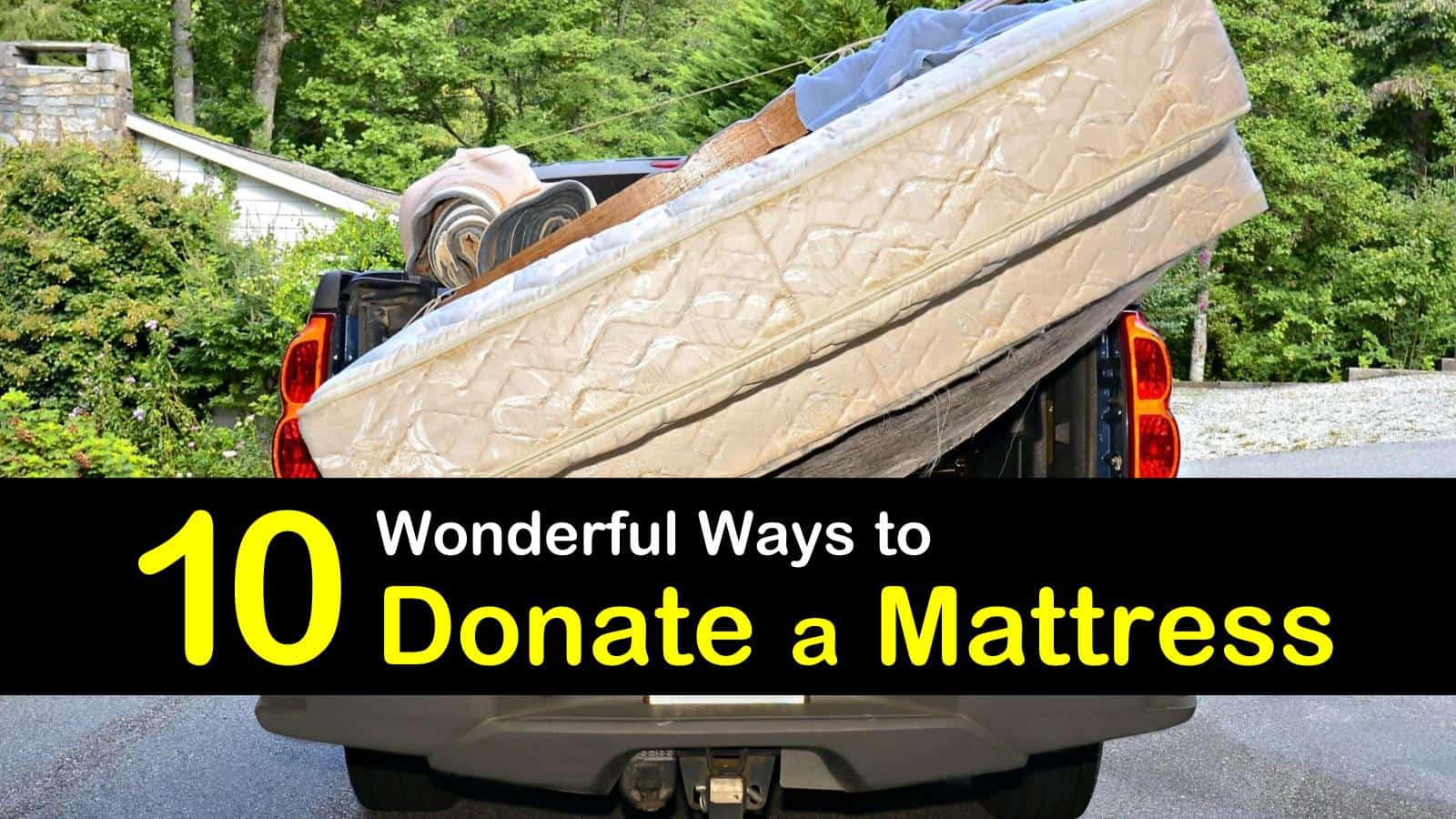 can't donate mattress