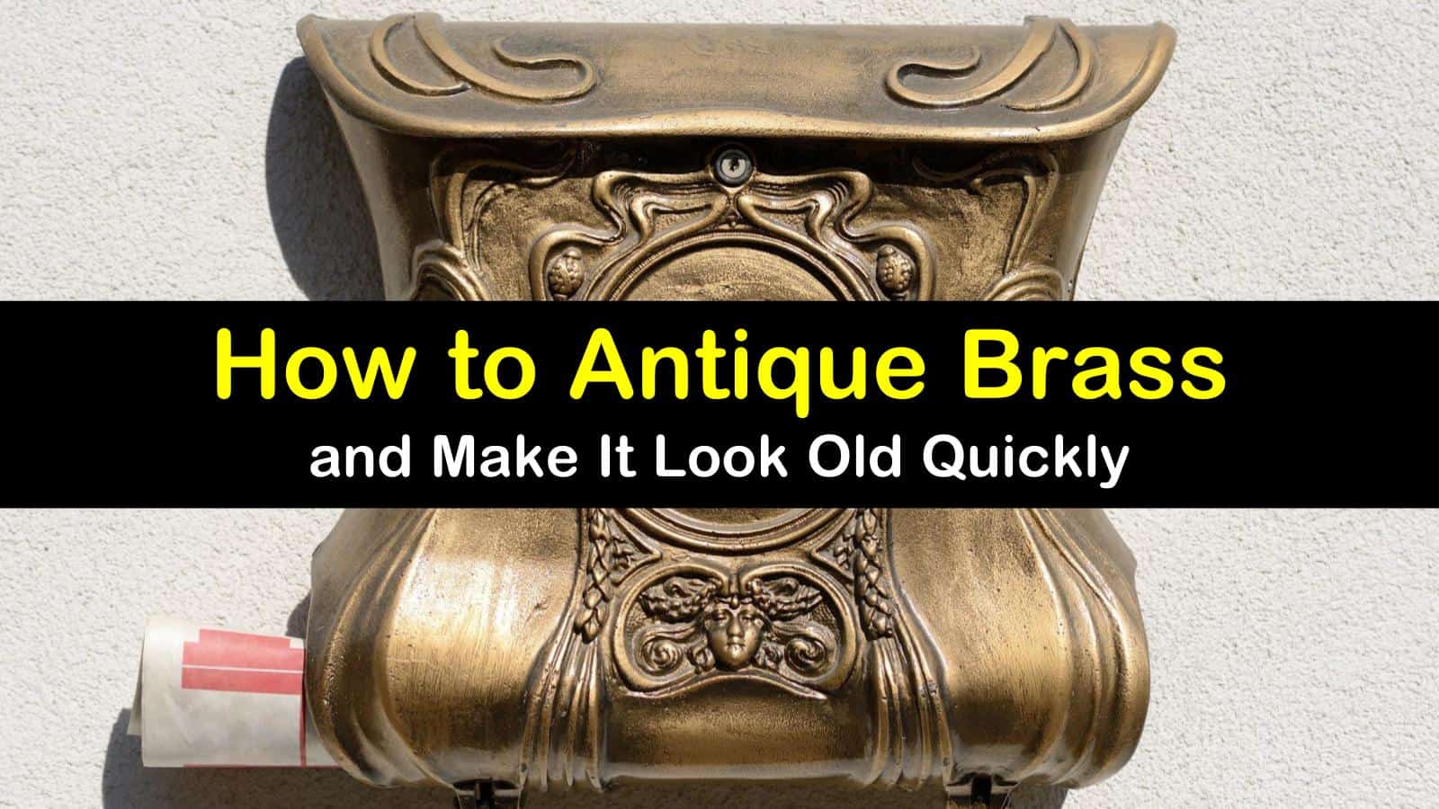 How To Antique Brass T1 
