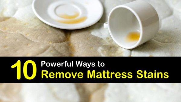 best way to remove mattress stain