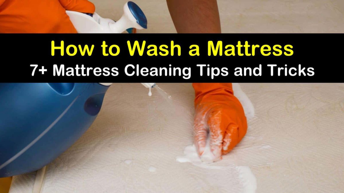 washing a mattress cover