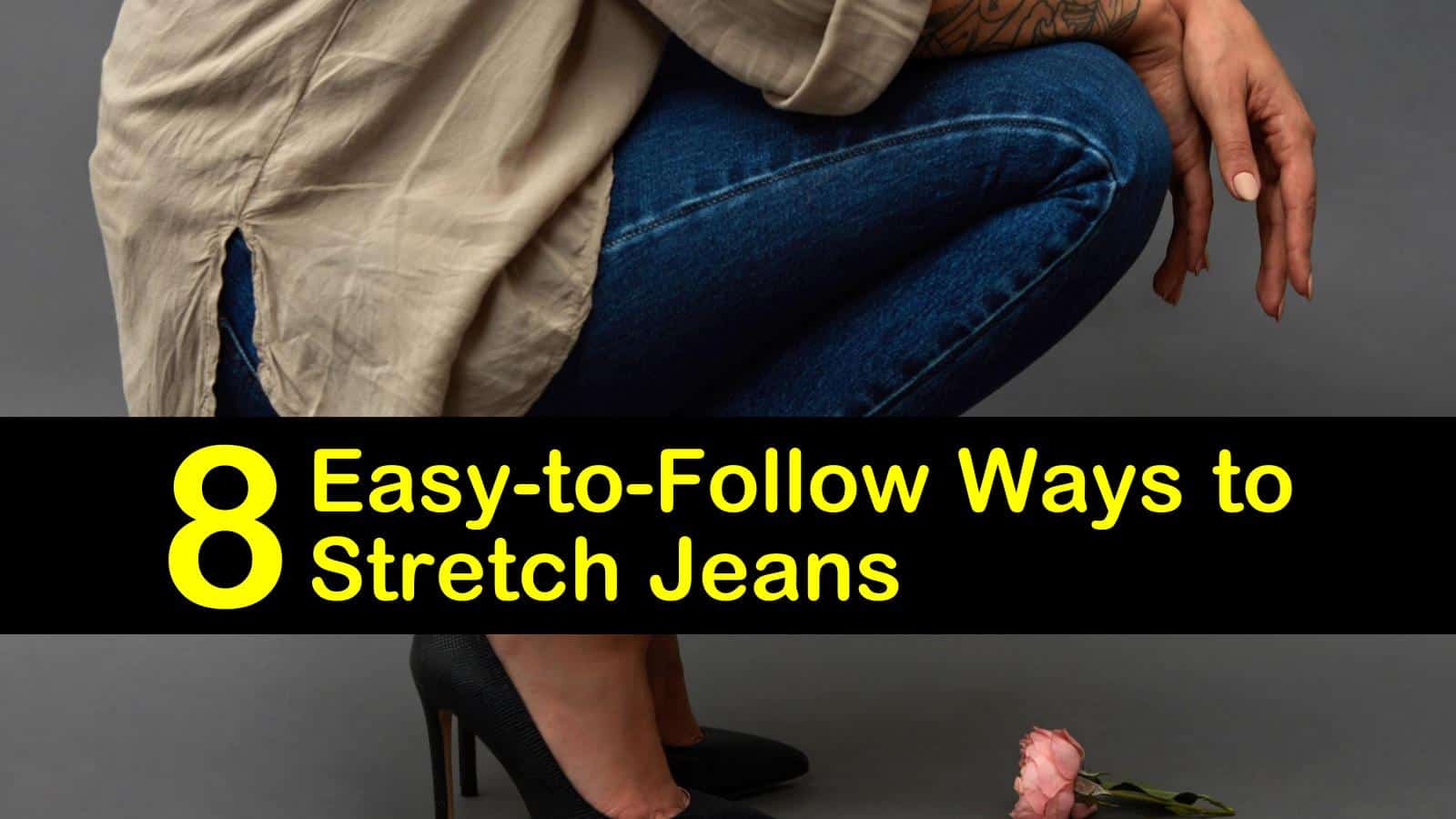 stretch out new jeans
