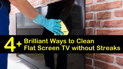 best way to clean a flat screen tv