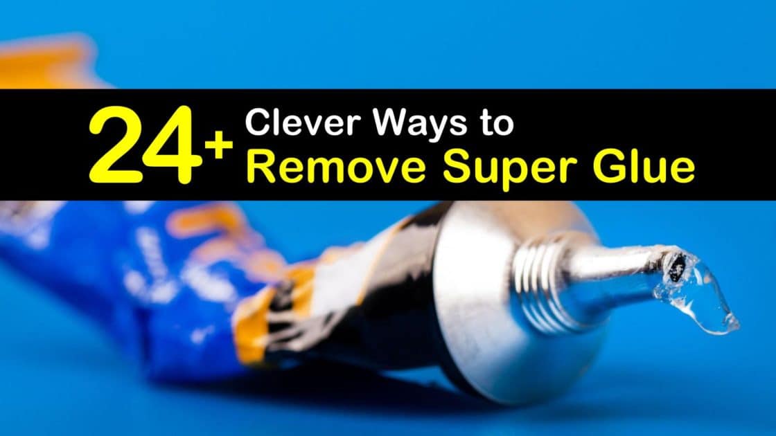 remove super glue from leather sofa