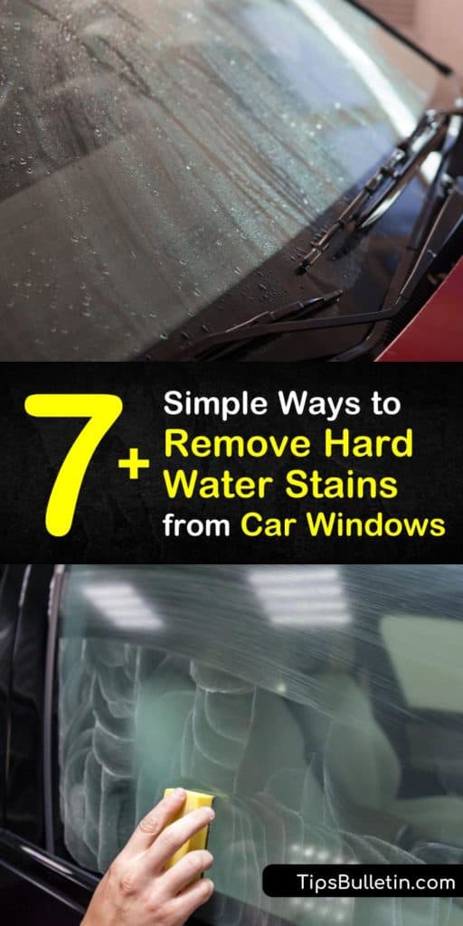 hebben de sprinklers kalk op de ramen van uw auto achtergelaten? Bekijk deze tips over het verwijderen van harde water vlekken van autoruiten met behulp van gemakkelijk beschikbare Schoonmaakmiddelen thuis. # hardwater # vlekken # auto # ramen # verwijderen