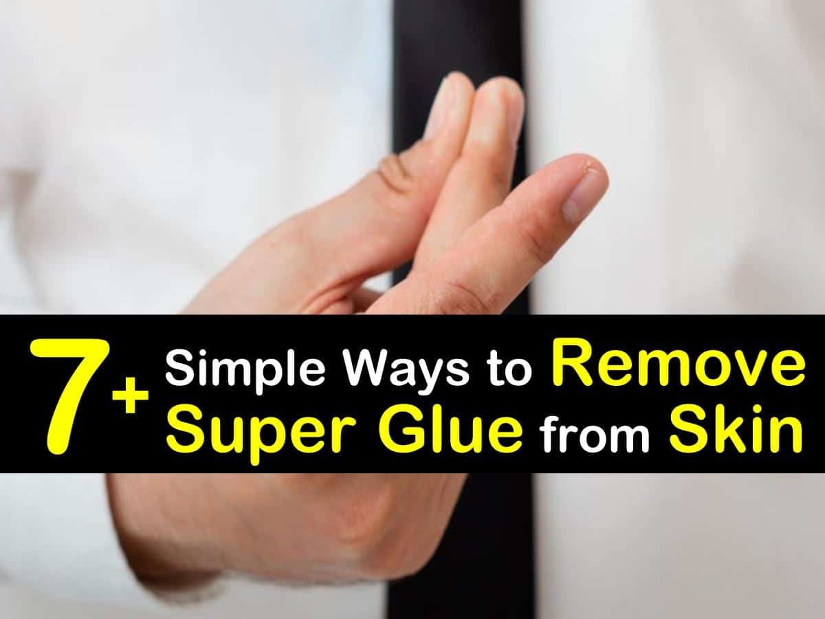 How to Get Super Glue off Your Skin