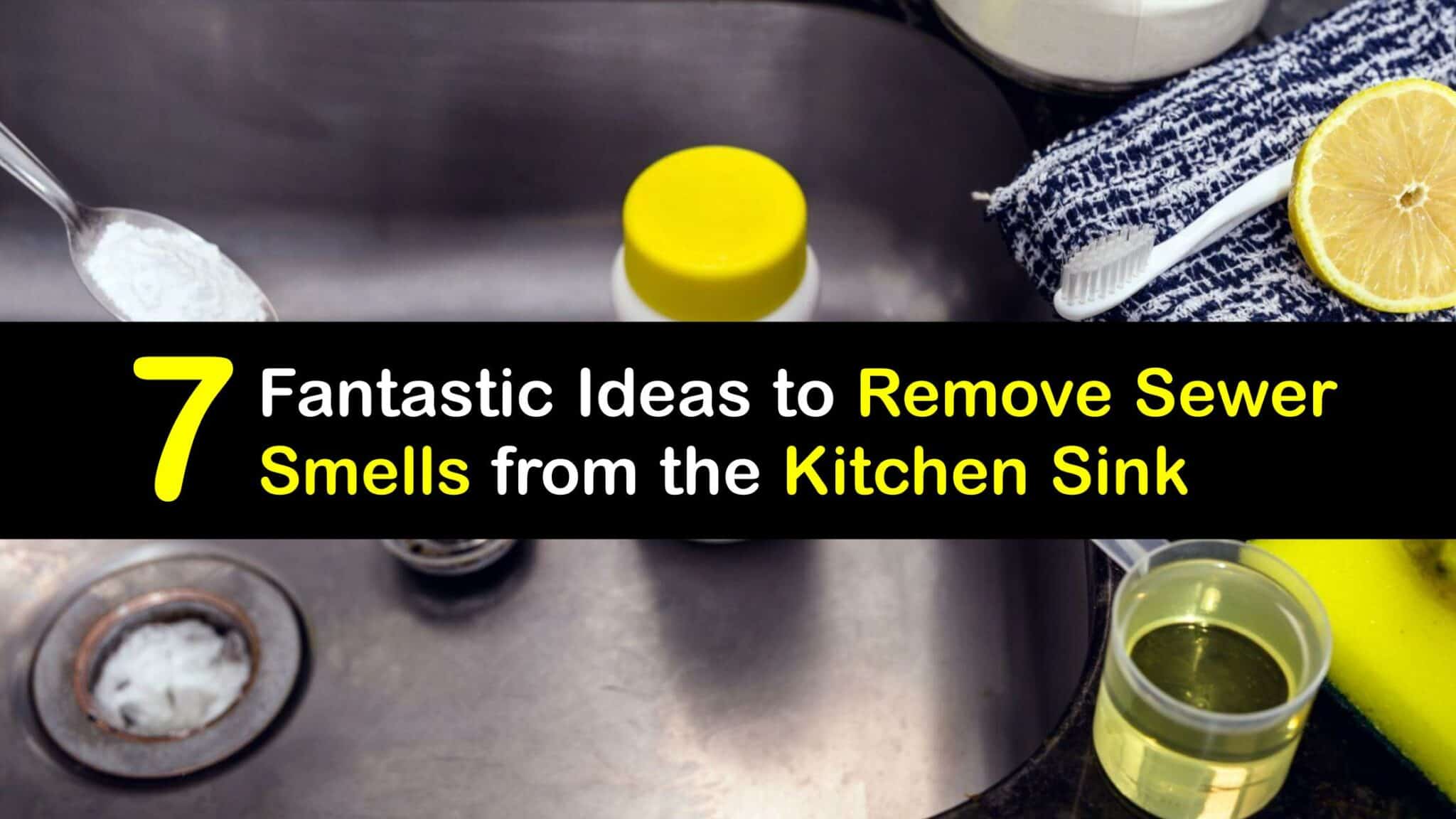kitchen sink drain odors eliminate