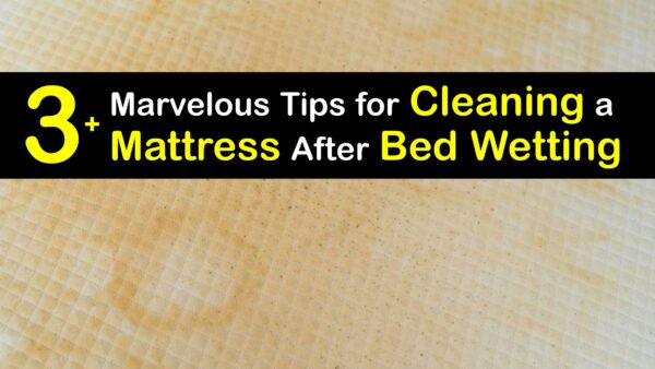 cleaning a mattress after bed wetting